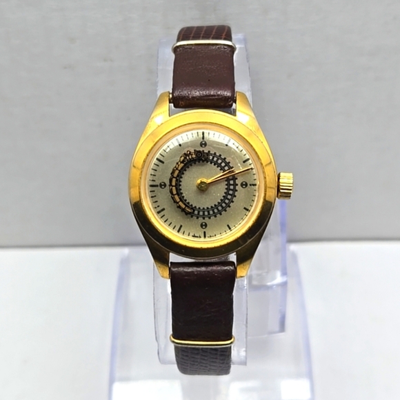 Womens Vintage Train Transportation Railroad 24mm Quartz Watch New Battery